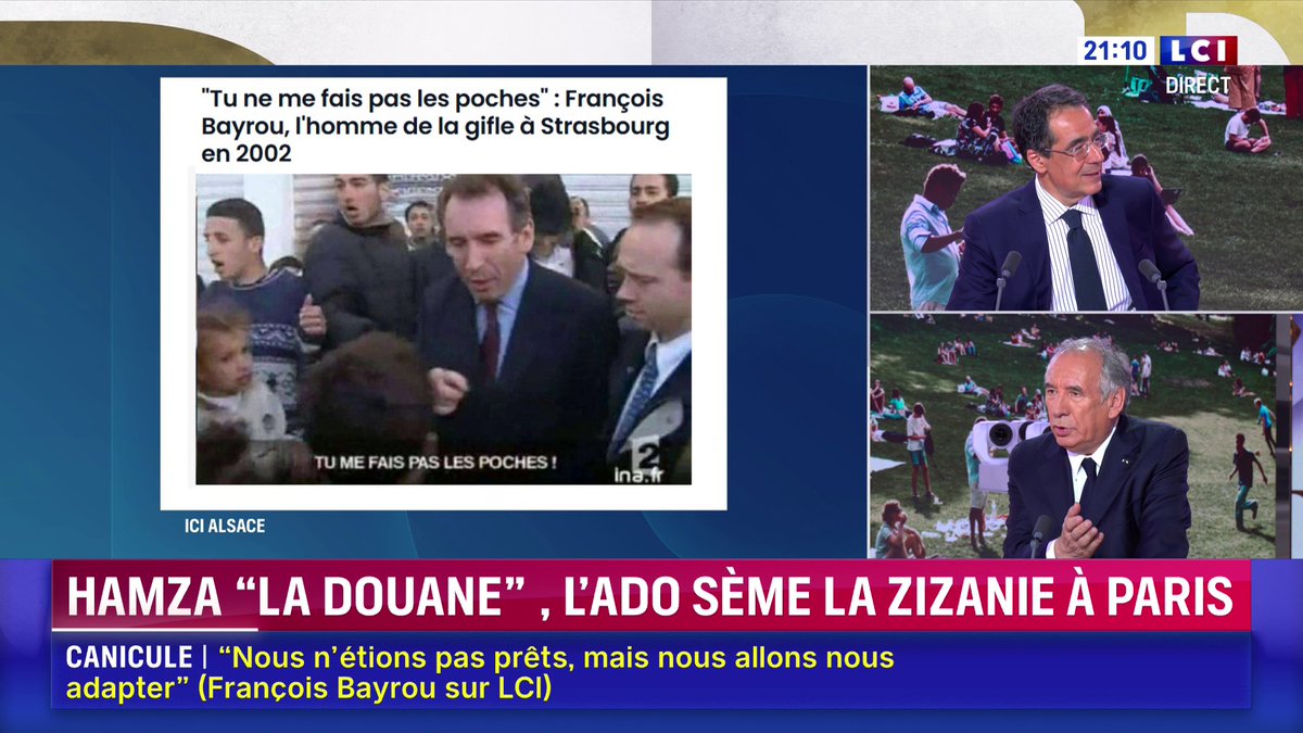 🔴 Hamza "La Douane", l’ado sème la zizanie à Paris 🗣️ "Que la société se regroupe autour des parents pour les aider, peut-être un jour pour les former. En tout cas pour être avec eux", François Bayrou face à Darius Rochebin sur LCI