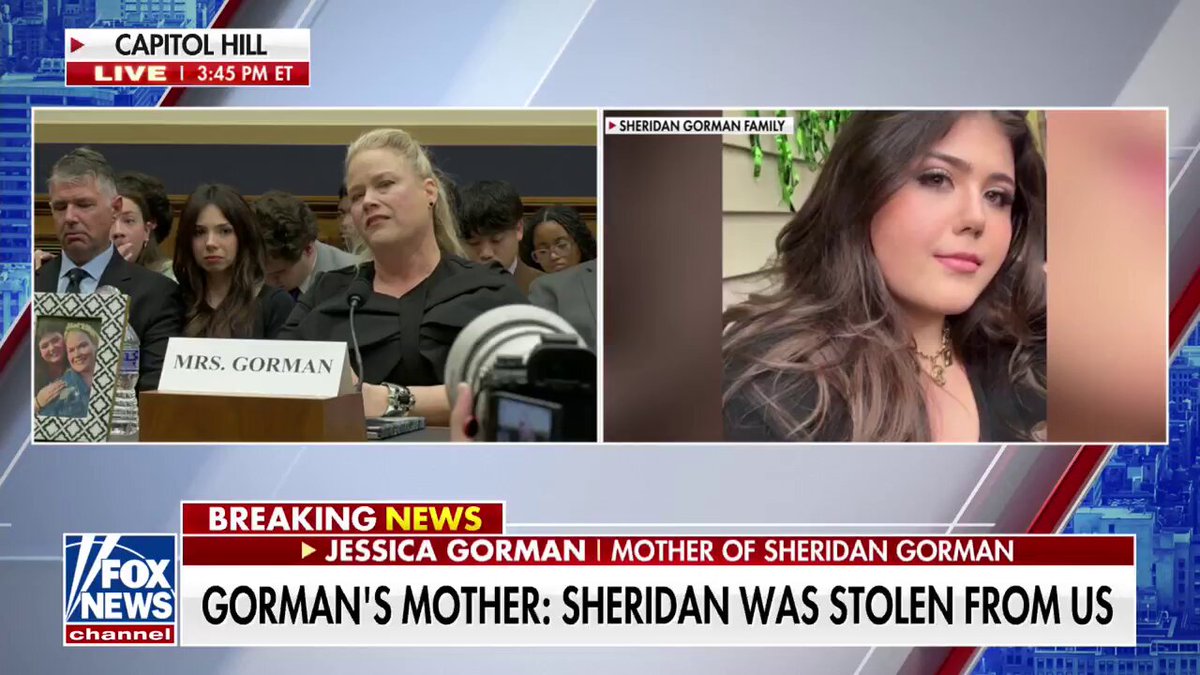 “When your child is in a coffin, there's no but….” MUST WATCH: Sheridan Gorman’s mother, Jess, puts Dems on notice over protection of America’s children