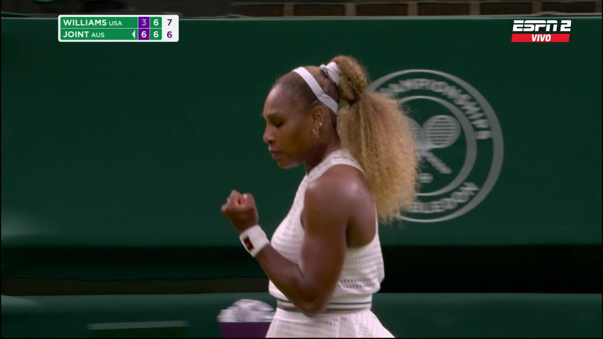 ¡SERENA WILLIAMS VOLVIÓ A GANAR UN SET EN #WIMBLEDON! 🤯 📺 Mirá el mejor tenis en el Plan Premium de Disney Plus.