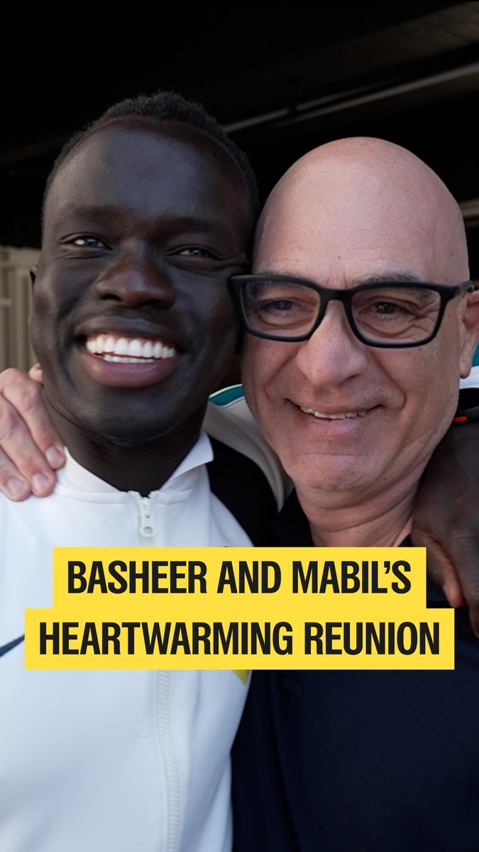 "It just came from the heart." ❤️ "You're a really good man." 🥹 As the 🇦🇺 Socceroos prepared to depart for Dallas, Awer Mabil stopped to share a special moment with SBS' David Basheer. 🏆 #FIFAWorldCup | June 12 - July 20 | Every Match on SBS 📺