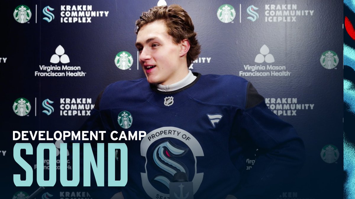 “I couldn’t have asked for a better place to come to. It’s been super positive; everybody’s been super welcoming and I’ve had nothing but the best experience here.” 🗣️ Hear from #SeaKraken prospect Chase Reid following his first day on ice at development camp.
