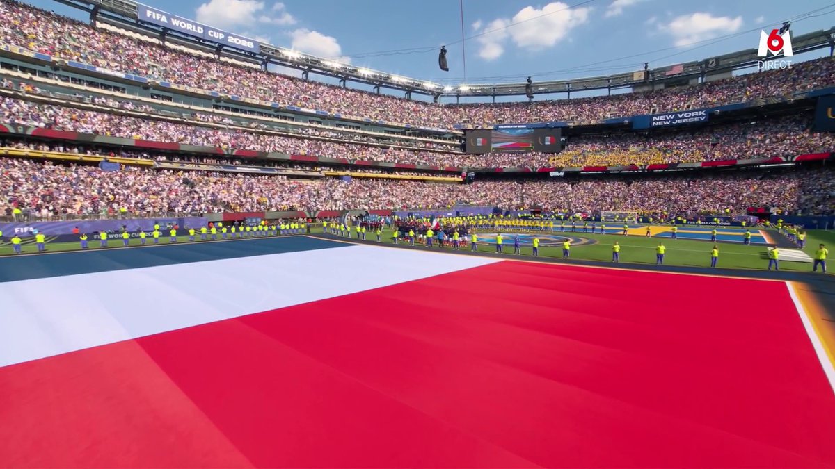 LA MARSEILLAISE RETENTIT AU METLIFE STADIUM. 🇫🇷🤩 🎥 M6 - Coupe du Monde de la FIFA 2026™