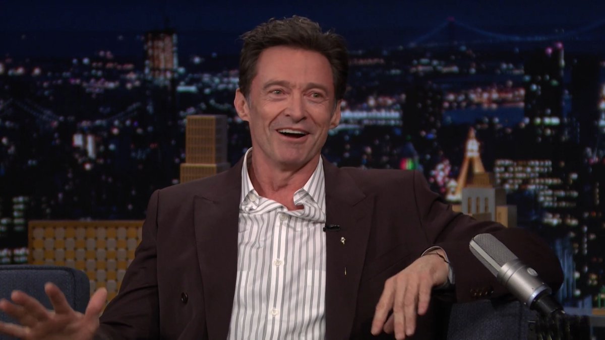 .Hugh Jackman always plays characters that end up dying 😭 #FallonTonight