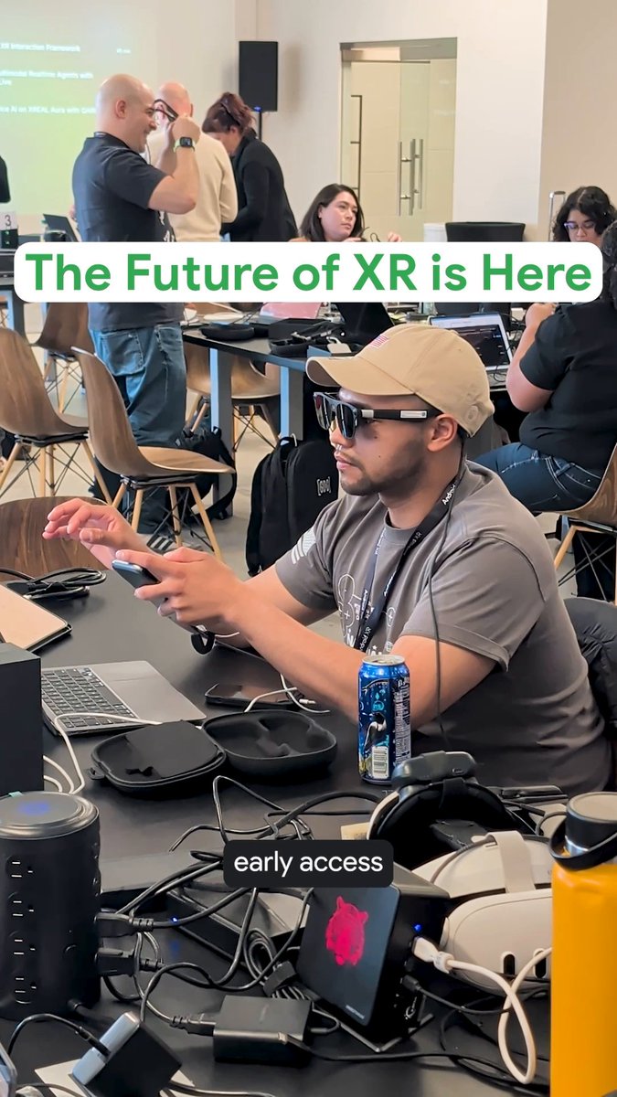 100 devs got 2 days with XREAL 👓 & Android XR to build entirely new spatial applications. 👓 Now it's time to create your own immersive experiences. Today is the LAST DAY to apply for the Android XR Developer Catalyst Program →