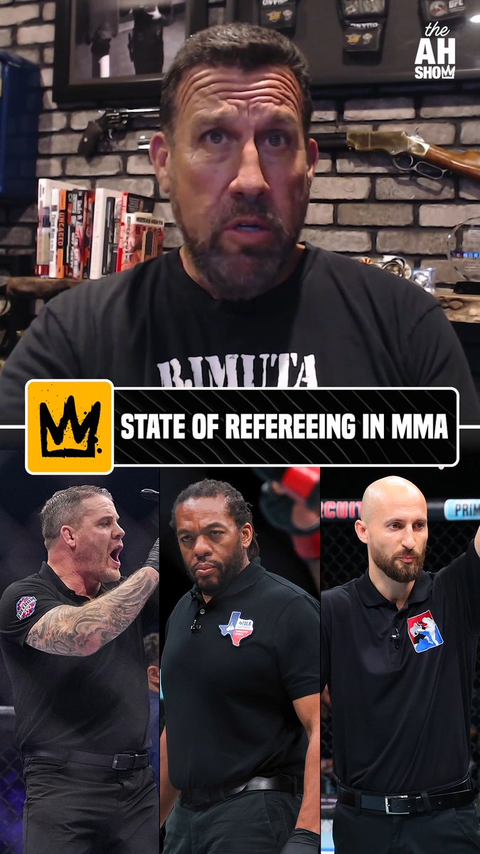 Are the MMA refs catching too much slack for their performance lately? 🤔