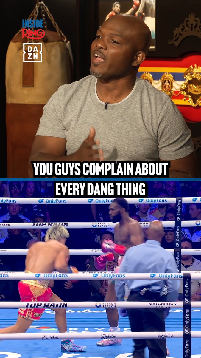 Tim Bradley checked the whole panel 🤣 #InsideTheRing | Latest episode available on DAZN 📺
