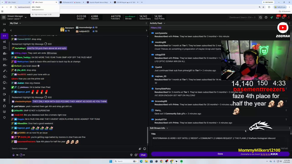 ZooMaa reveals Rafi is trying to sell Ethan for $30 - 40k 👀