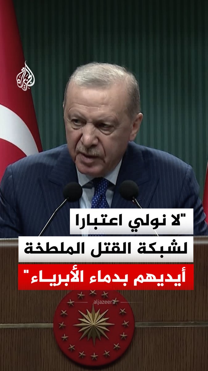 الرئيس التركي رجب طيب أردوغان يتحدث عن انتهاكات الجيش الإسرائيلي في حق أهل غزة مشيرا إلى أن تركيا لا تولي اعتبارا للافتراءات التي تتداولها إسرائيل بحقها #فيديو