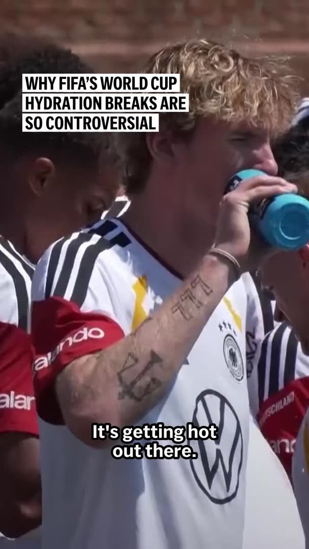 FIFA introduced hydration breaks to help players cope with the heat, but not everyone is on board. Here’s why the pauses have sparked debate at the World Cup.