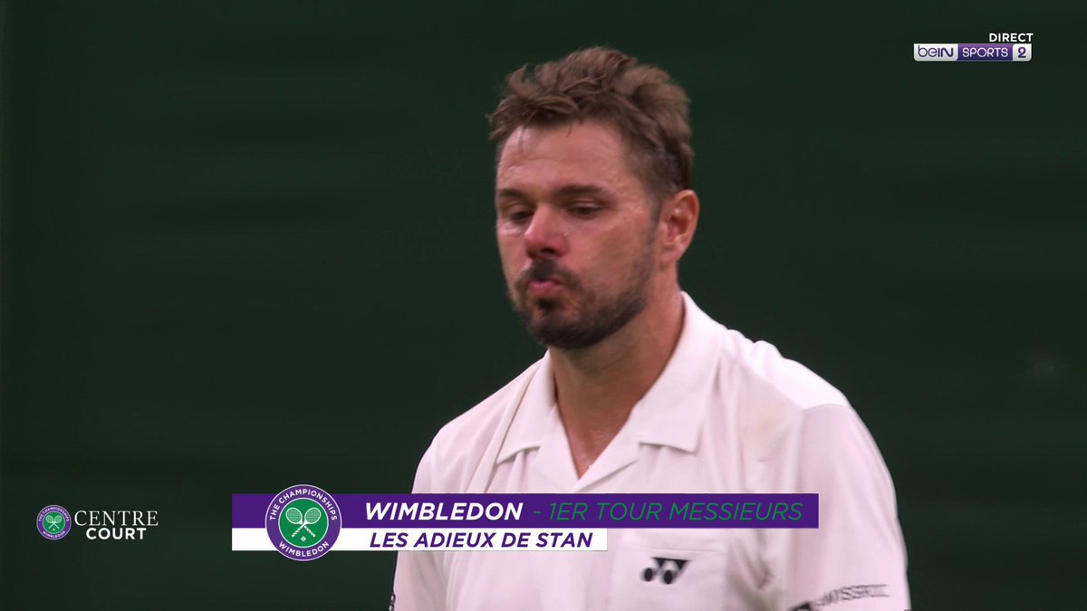 🏆🎾 #Wimbledon 🗣 Ému aux larmes, Stan Wawrinka a fait ses adieux à Wimbledon ! #TennisExtra
