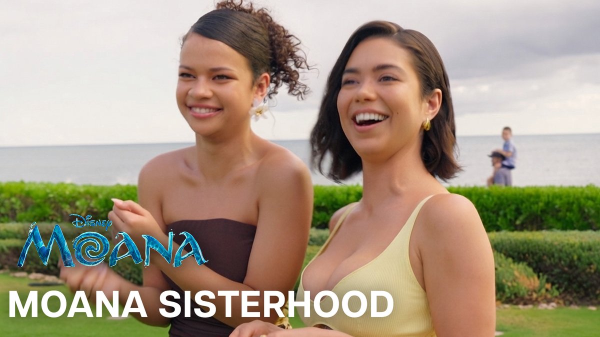the #Moana sisterhood In 10 days, see #Moana in theaters. Get tickets now!