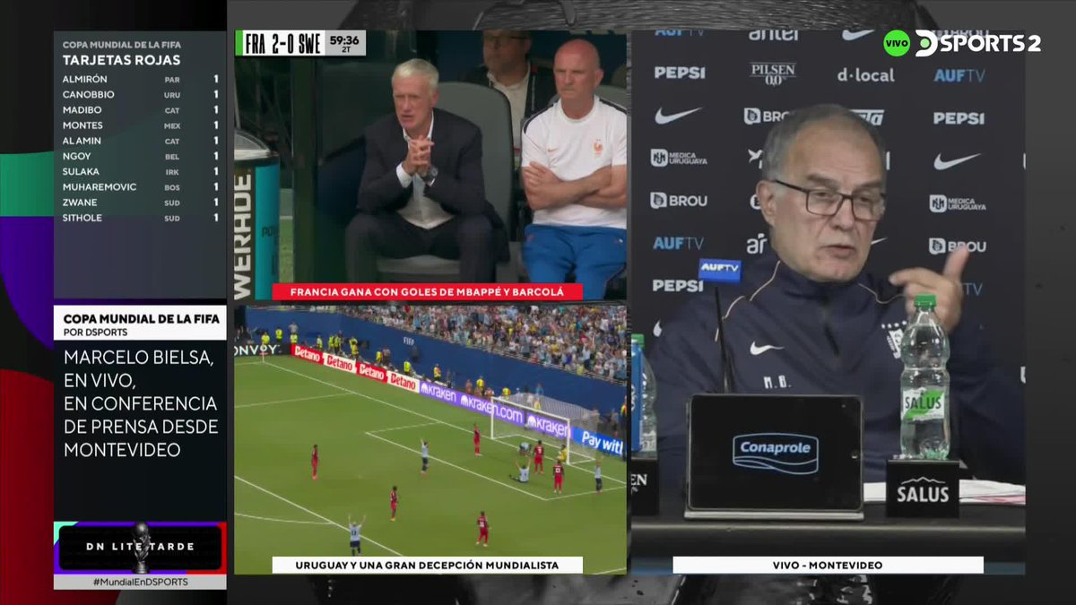 "NUNCA ECHÉ A NADIE, ESO ES ES MENTIRA. DEFENDÍ EL PATRIMONIO DE LA AUF COMO SI FUERA MI CASA" Marcelo Bielsa sobre su etapa como DT de Uruguay. #FIFAWorldCup