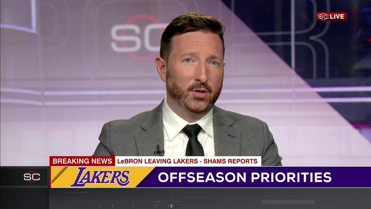 .Dave McMenamin on the Lakers’ offseason priorities following LeBron James' decision to leave 👀