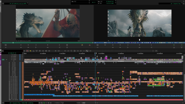 A peek inside how the epic water serpent battle in AVATAR: THE LAST AIRBENDER's Season 2 premiere came to life.