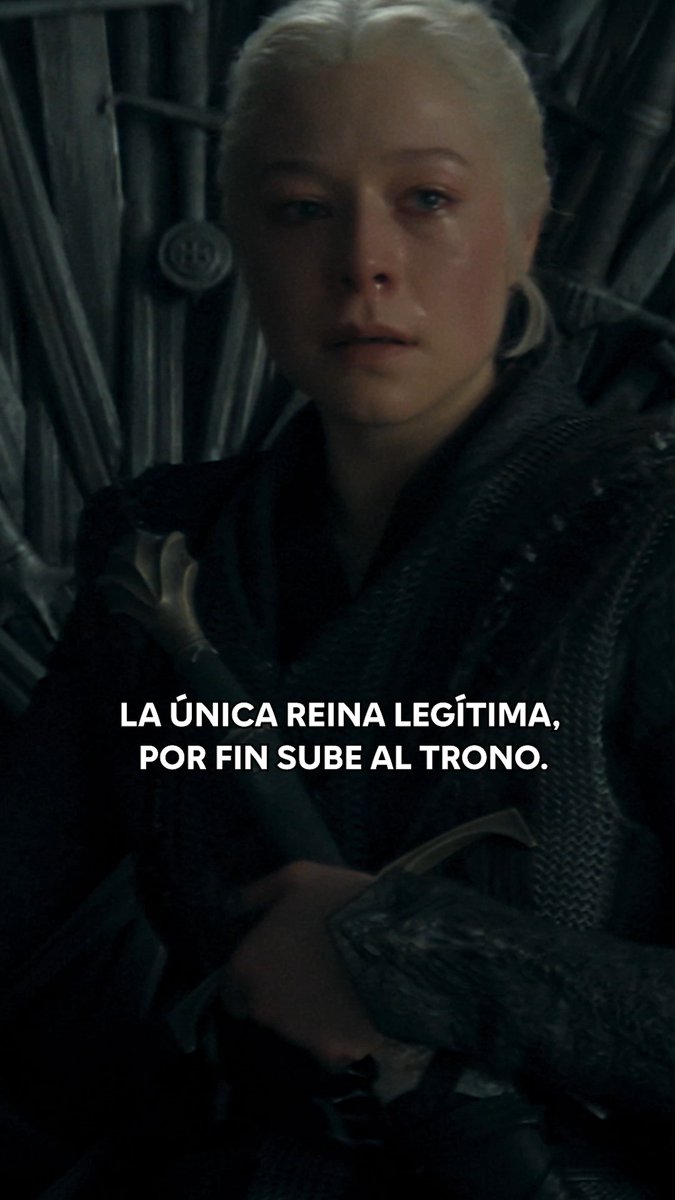 Reina Rhaenyra Targaryen, la primera de su nombre. 👑 🐉 #LaCasaDelDragon