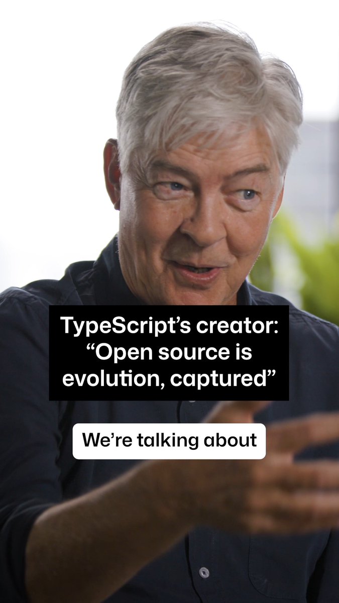 The best thing about building in the open? Nothing gets lost. Anders Hejlsberg, creator of TypeScript and C#, on 12 years of issues and decisions, all searchable. "It didn't just disappear into some email I can't find anymore." Take a trip down memory lane and tell us: what was your first open source contribution?