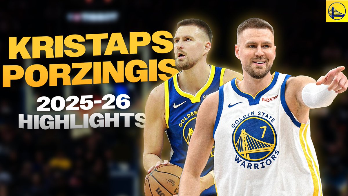 👀 Kristaps Porzingis's TOP HIGHLIGHTS as a Warrior so far 📽️