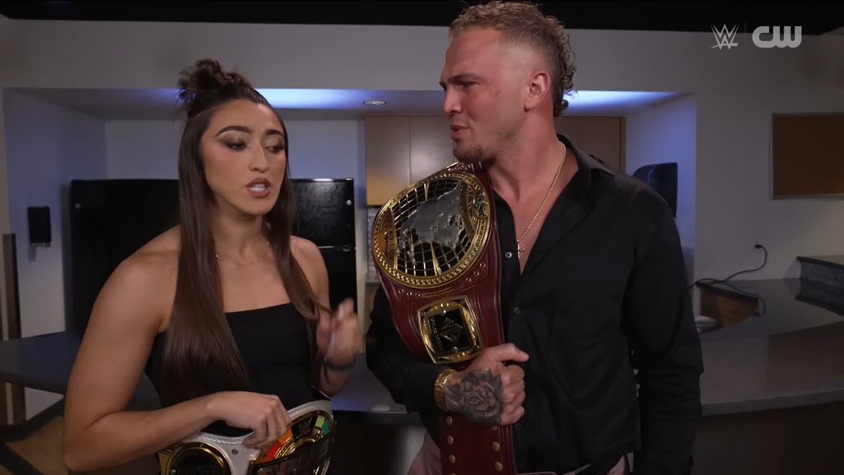 It's an interesting time in the friendship between Myles Borne | THE KID and Tavion Heights WWE 👀