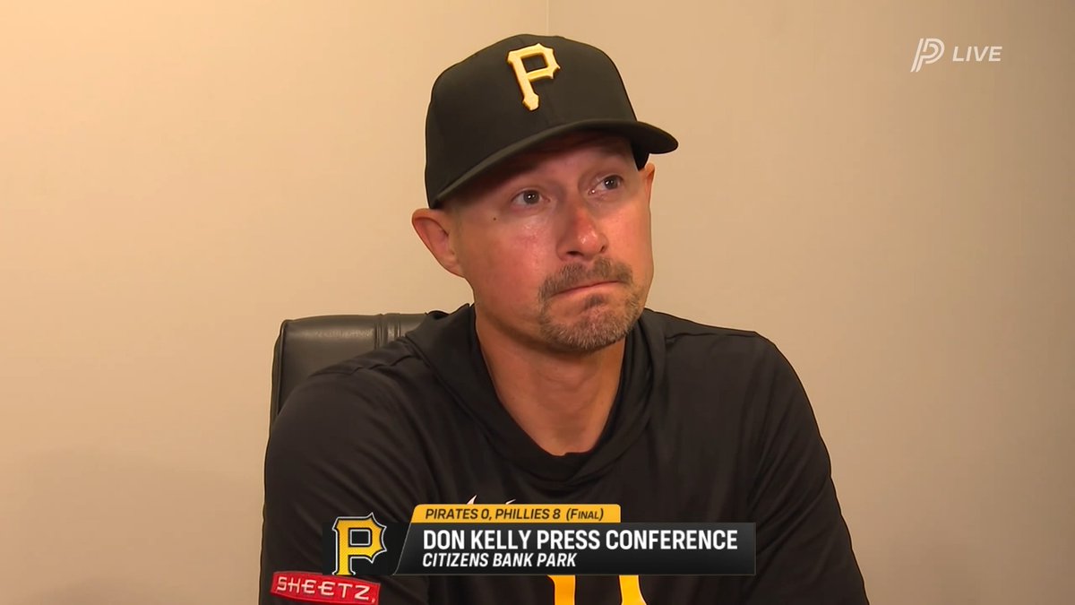 Don Kelly after the Pirates' shutout loss "We gotta be better against lefties... we need to be more consistent in the at-bats."