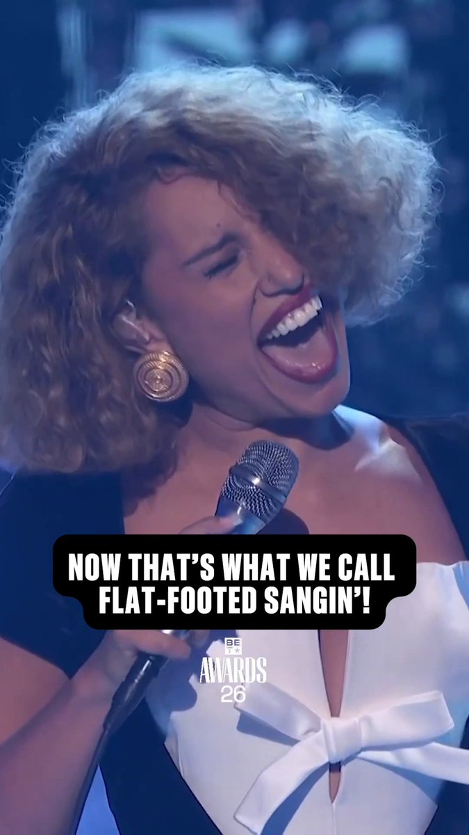 Shoes off. Vocals ON. Sing, Raye! 🗣️👟 #BETAwards