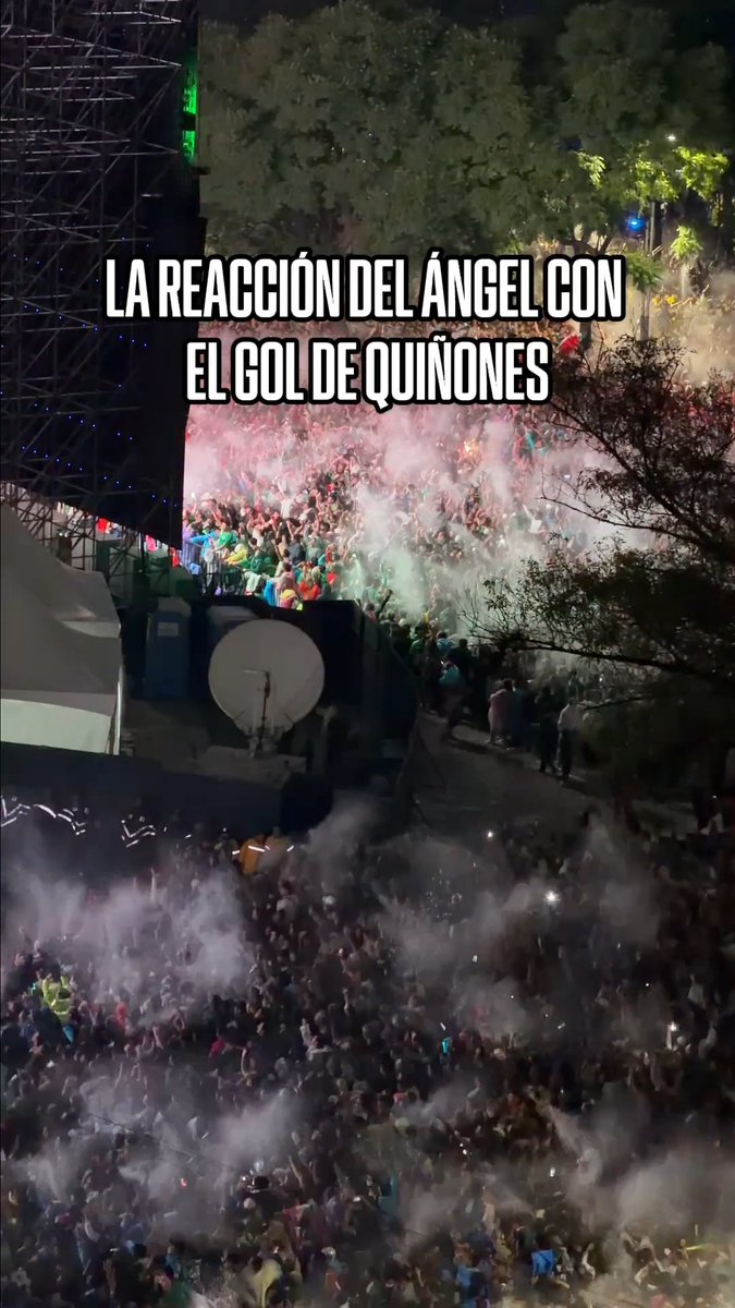 ¡EXPLOTÓ EL ÁNGEL! 🤯 🇲🇽 Así rugió este emblemático lugar con el GOOOOOL de Quiñones. 🔊 ¡UNA LOCURA! ¡IMPRESIONANTE! 🔊