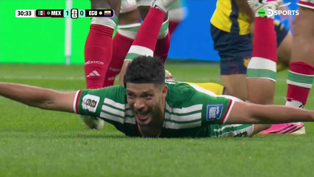 ¡UFF, GOLAZO DE MÉXICO! Raúl Jiménez no dudó y puso el 2-0 ante Ecuador en la Copa Mundial de la FIFA 2026™
