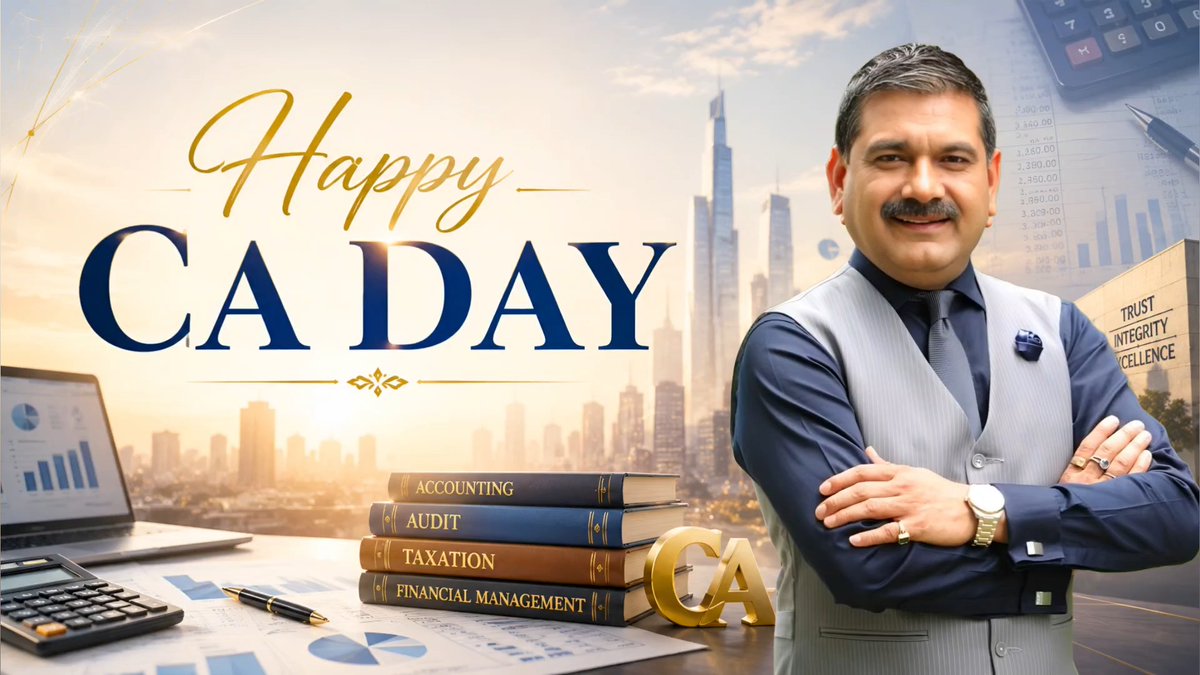 From crunching the numbers to reading the chart...📊📉 The CA profession is very close to my heart...❤️⚖️ With pride in my heart, I stand tall today... 🇮🇳✨ Celebrating the journey that led me this way🚀 Happy CA Day to our esteemed fraternity!!! 💼 And To the doctors who serve in a noble, life-saving way...🏥 Wishing you all a very Happy Doctor’s Day! #CADay #HappyCADay #HappyDoctorsDay #NationalDoctorsDay Zee Business