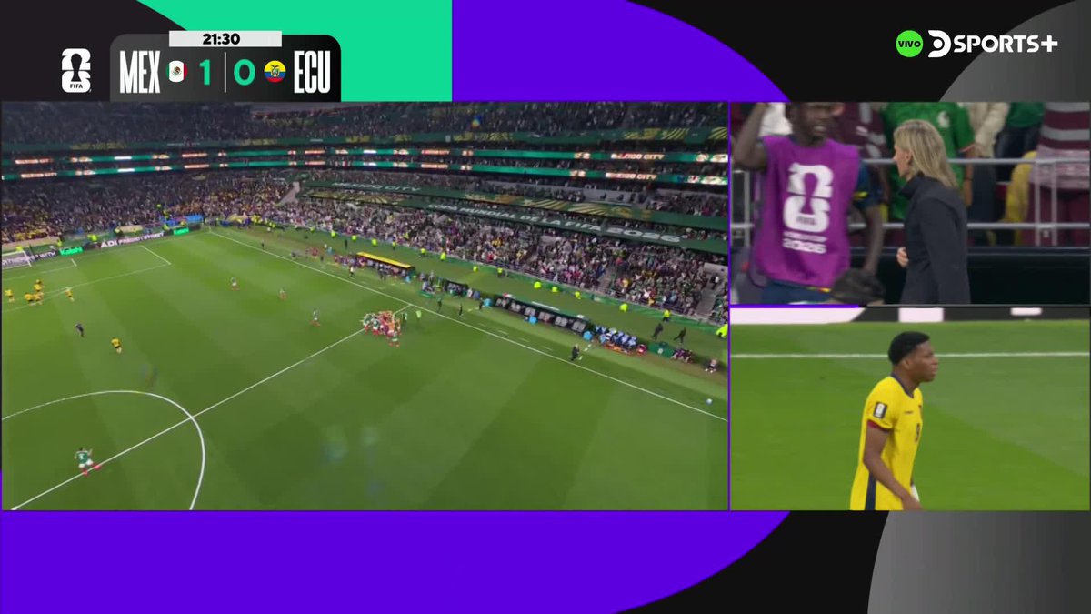 Con este golazo abría el partido Julián Quiñones para el Tri 🇲🇽