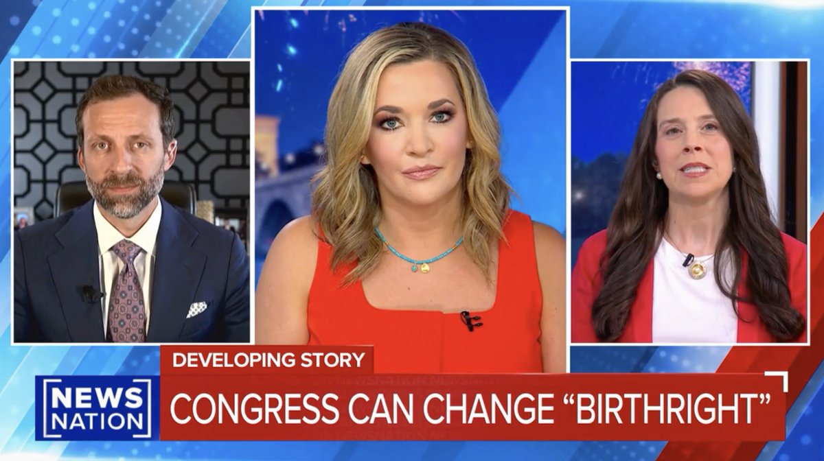 What is clear from today’s Supreme Court decision involving President Trump’s EO on Birthright Citizenship is that the weight of the historical evidence is on the side of the dissenters. I joined Katie Pavlich and Chad Mizelle on NewsNation this evening to discuss.
