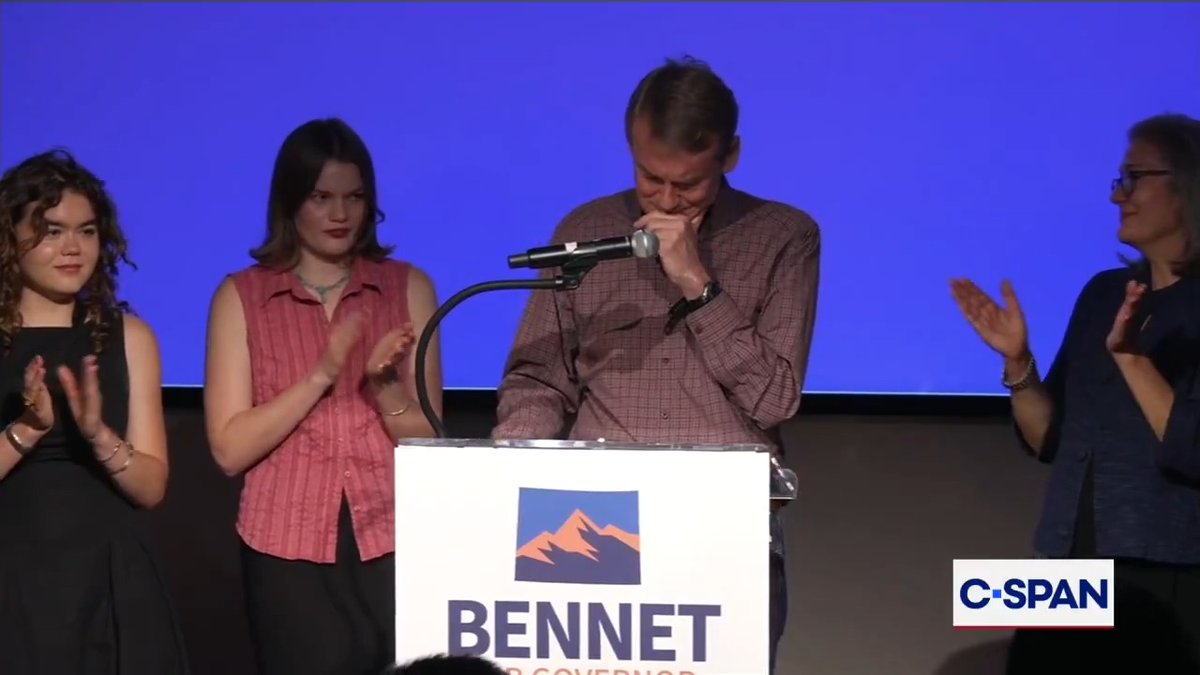 Sen. Michael Bennet (D-CO) Concession Speech in Governor Primary