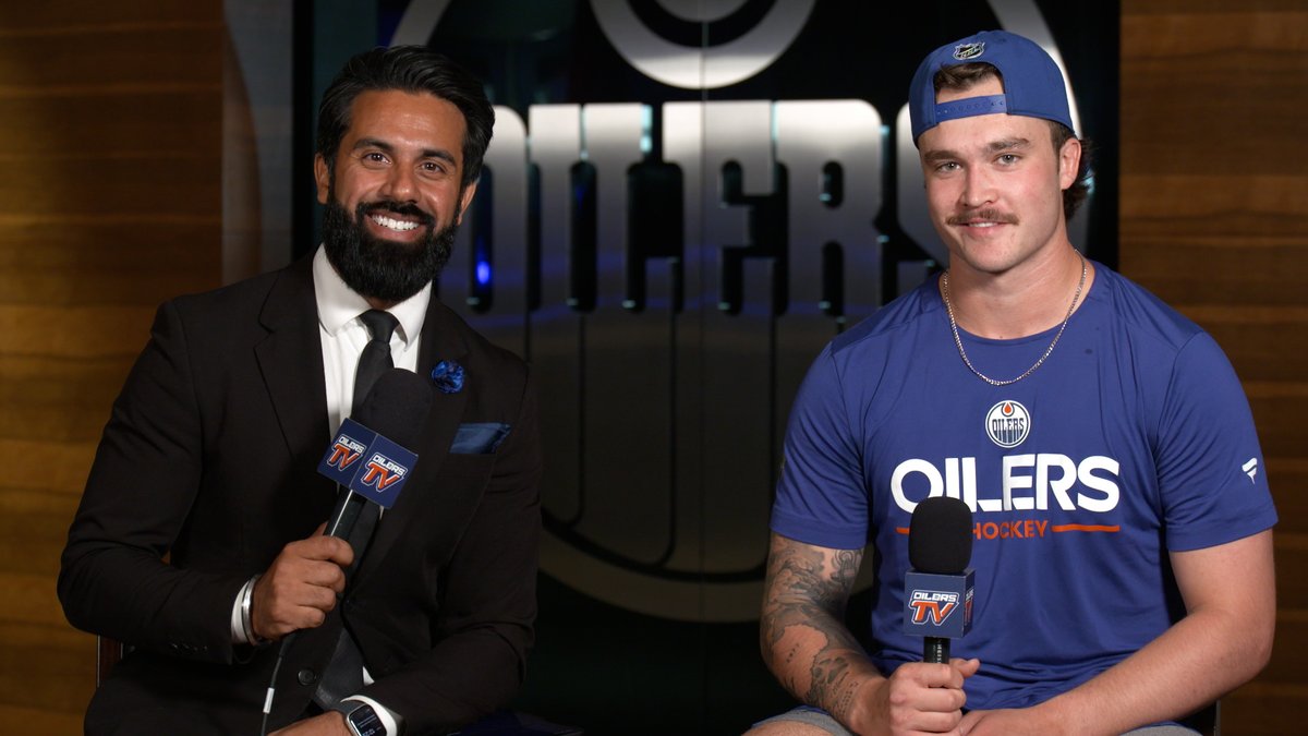 "My main goal is to make the big squad & stay around here. I'm going to do everything I can to play at the next level." Connor Clattenburg chatted with Tony Brar 🚀 about what his aspirations are as he heads into #Oilers Camp this fall. Enterprise | #LetsGoOilers