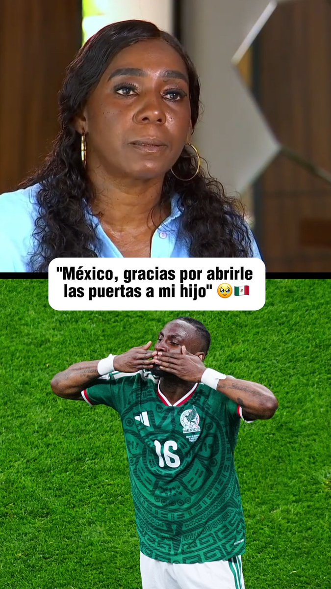 🥹 🇲🇽 "Nadie conoce mi historia. lo que importa es lo que yo siento por México". Gracias a ustedes, Gloria y Julián Quiñones. Un sueño cumplido para ti y para MILLONES.
