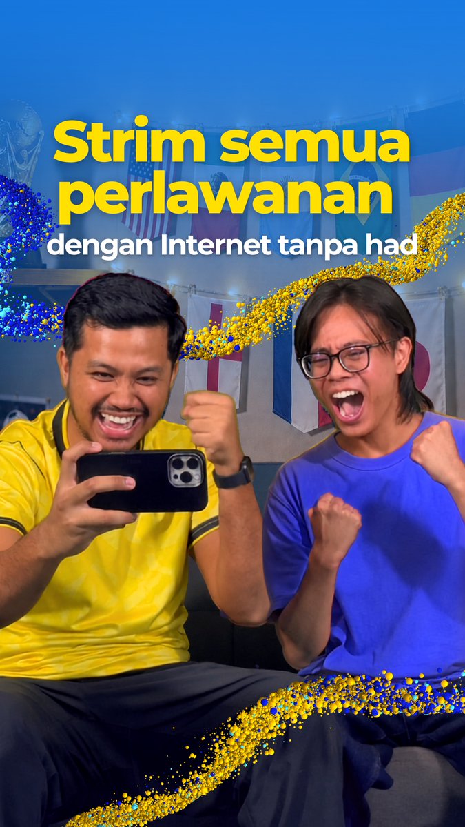 Hanya serendah RM10, layan aksi bola sepak terbesar dunia dengan tenang bersama kawan-kawan. Tunggu apa lagi? Langgan Unlimited Internet Football Pass hari ini melalui laman web kami untuk info lanjut.