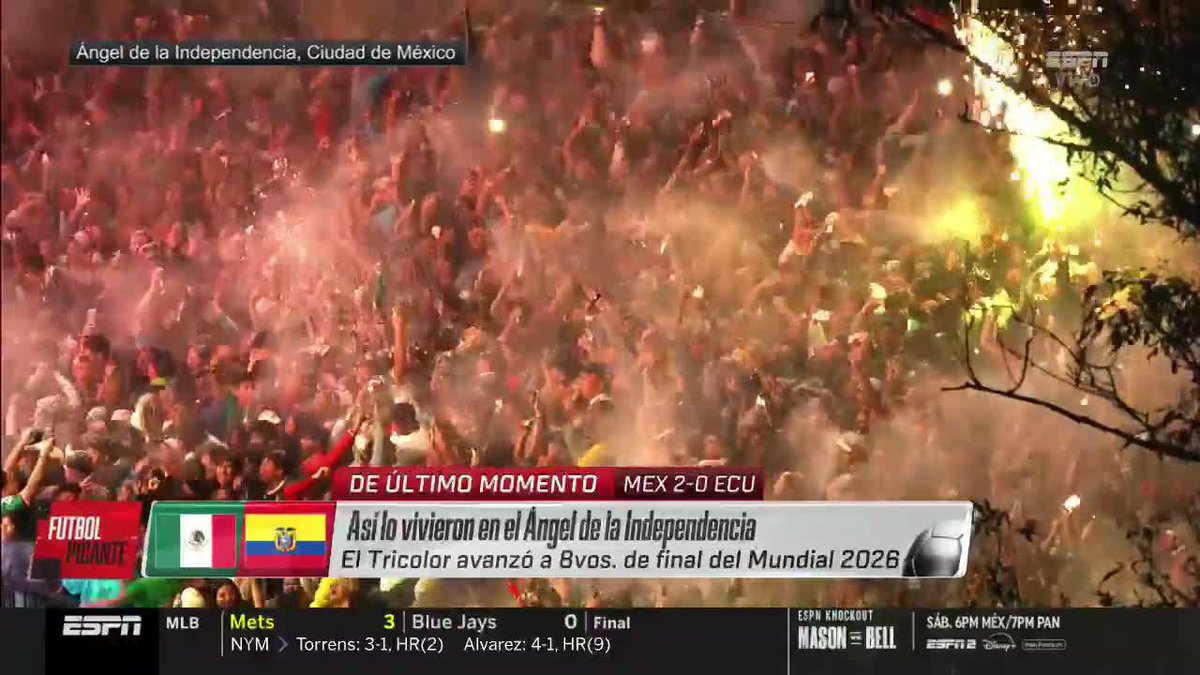 ¡QUÉ LOCURA! Las imágenes en México tras la victoria del Tri ante Ecuador 🤯