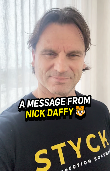 A heartfelt message from Richmond FC 🐯 favourite Nick Daffy ahead of Wayne Campbell’s appearance on the show tonight 💛🖤 #TheFrontBar | Wednesday | 8.30pm AEST 📺