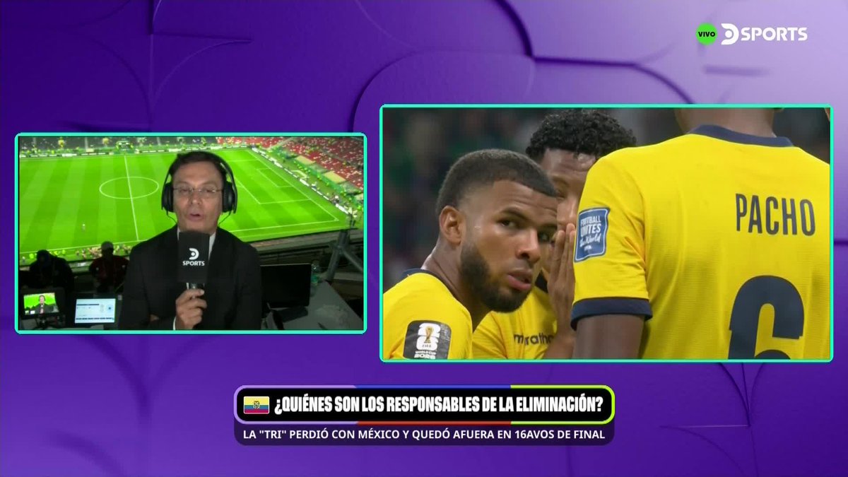 “ESTO FUE UN FRACASO” El análisis de Roberto Bonafont de la Selección de Ecuador en el #MundialEnDSPORTS luego de la derrota 2-0 frente a México. #FIFAWorldCup