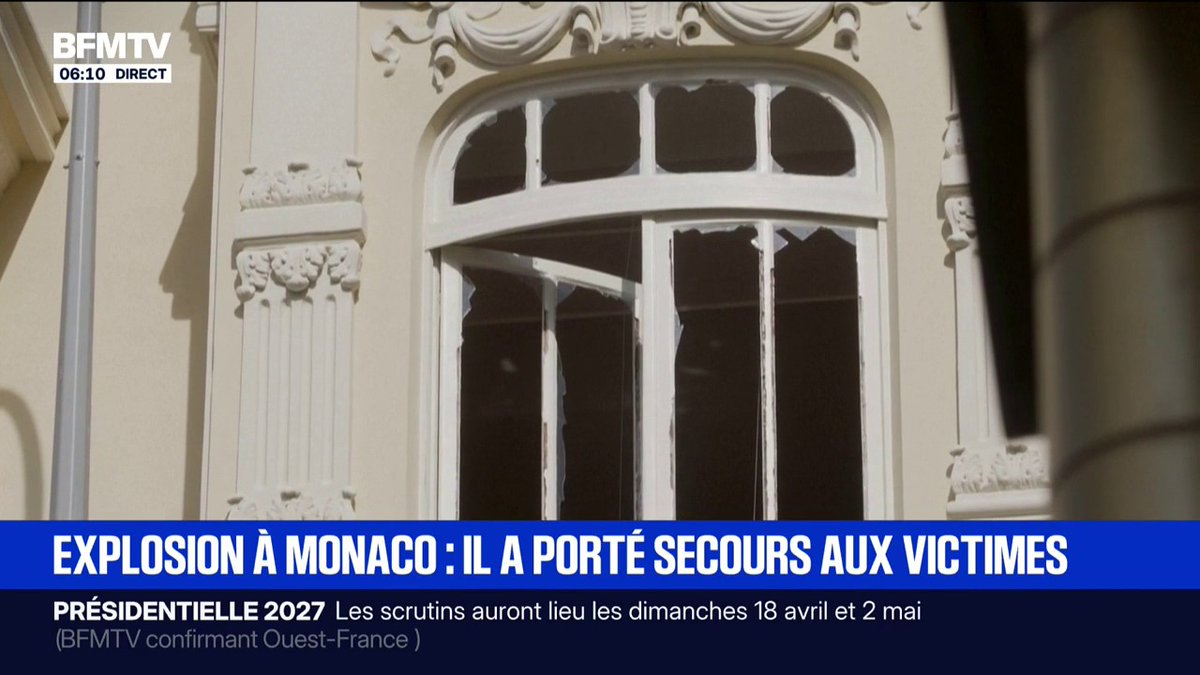 "J'ai vu de la fumée qui sortait": un témoin de l'explosion à Monaco raconte comment il a porté secours à l'une des victimes
