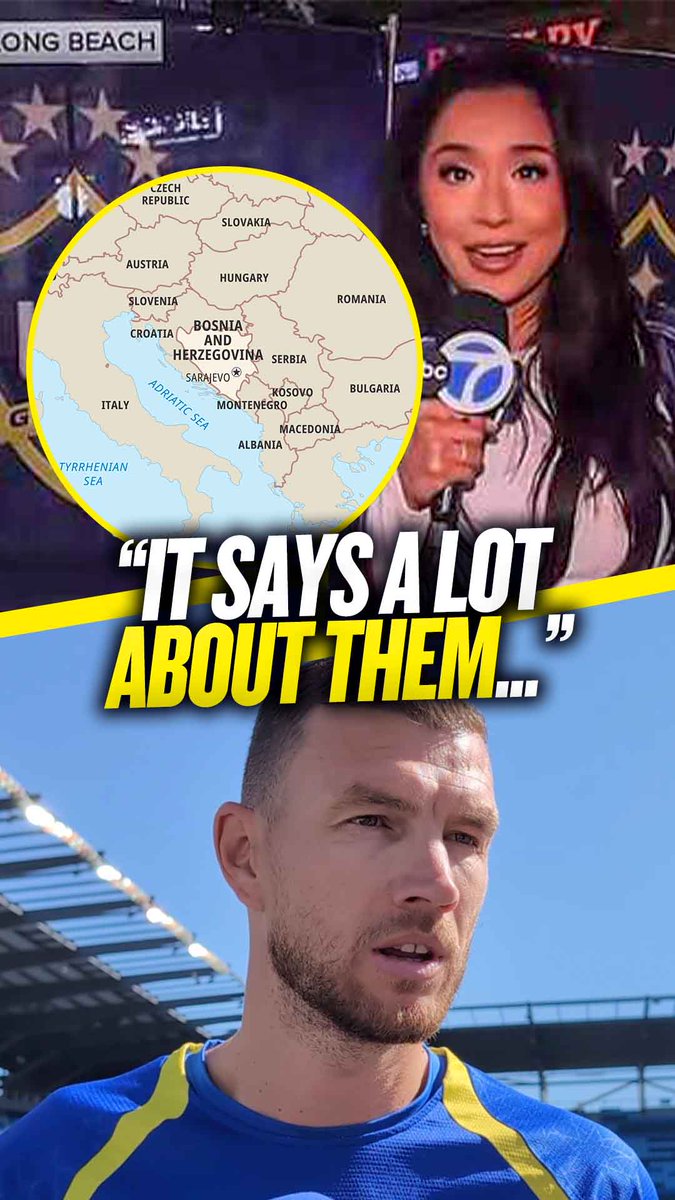 🤦♂️ "It says a lot about them, not us!" 😤 "The knockout phase is totally different to group stage..." Edin Dzeko responds to US reporter's 'couldn't point out where Bosnia is on a map' jibe ahead of his side's clash with the USMNT! 👀 #FIFAWorldCup