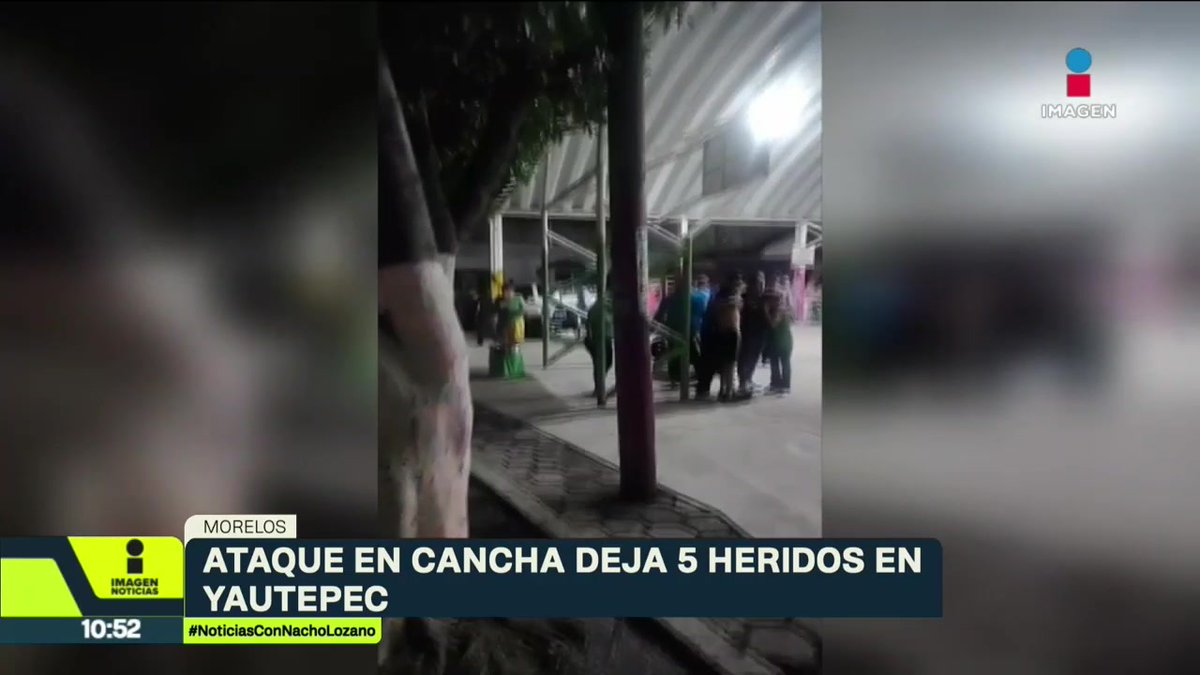 Dos muertos y cinco personas heridas, entre ellas un menor de edad, es el saldo que se registra hasta esta noche por un ataque armado en #Yautepec, #Morelos. Vecinos de Rancho Nuevo estaban reunidos viendo el partido #México - #Ecuador cuando el comando atacó: