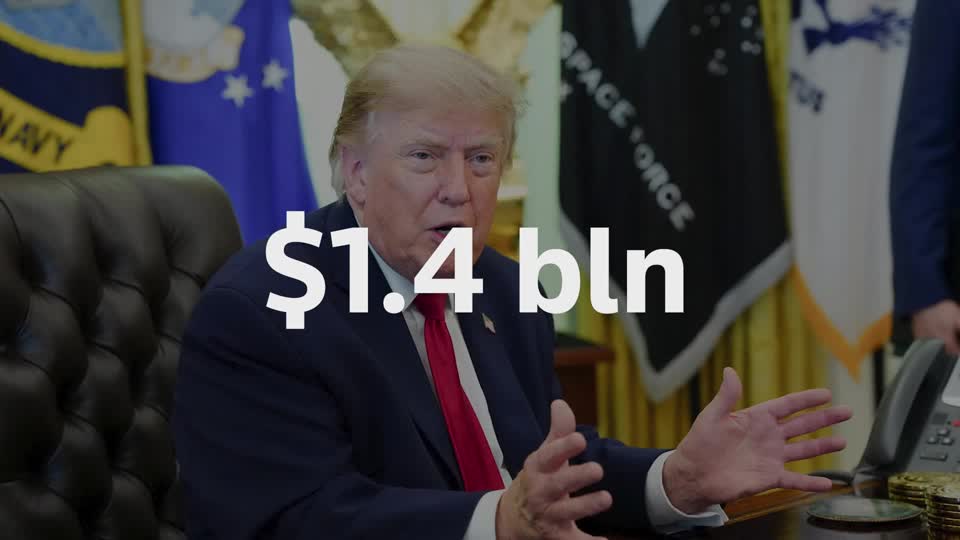 President Trump reported over $1.4 billion in income from crypto ventures last year, showing how he now derives most of his income from digital assets that have benefited from his policies, according to a review of his financial disclosures