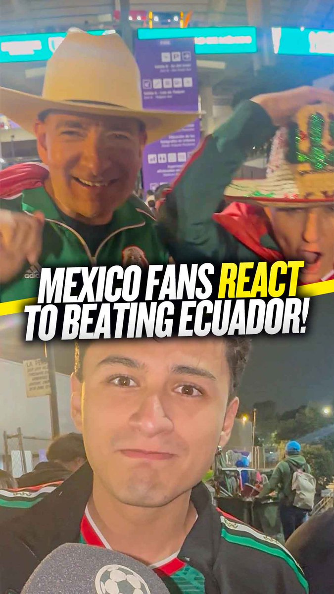 🏆 "What if we win the World Cup!?" 😤 "England need demonstrate they can beat us... I don't think they can!" Jubilant Mexico fans react to reaching the Last 16 of the World Cup, where they may meet England! 🇲🇽🙌 #FIFAWorldCup
