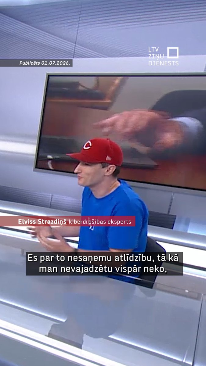 Stāvēju iecirknī, runāju ar policiju un domāju “kāpēc es to vispār daru”, bet, redzot atbalstu no cilvēkiem, sapratu, ka daru pareizi, intervijā “Rīta Panorāmā” sacīja kiberdrošības eksperts Elviss Strazdiņš. 🖥️