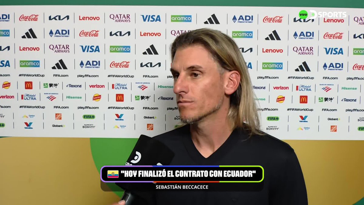 "HOY TOCA DESPEDIRME DE UNA FAMILIA HERMOSA" Sebastián Beccacece confirmó en EXCLUSIVA con DSPORTS que dejó de ser el DT de Ecuador. Theo Posso #MundialEnDSPORTS #FIFAWorldCup