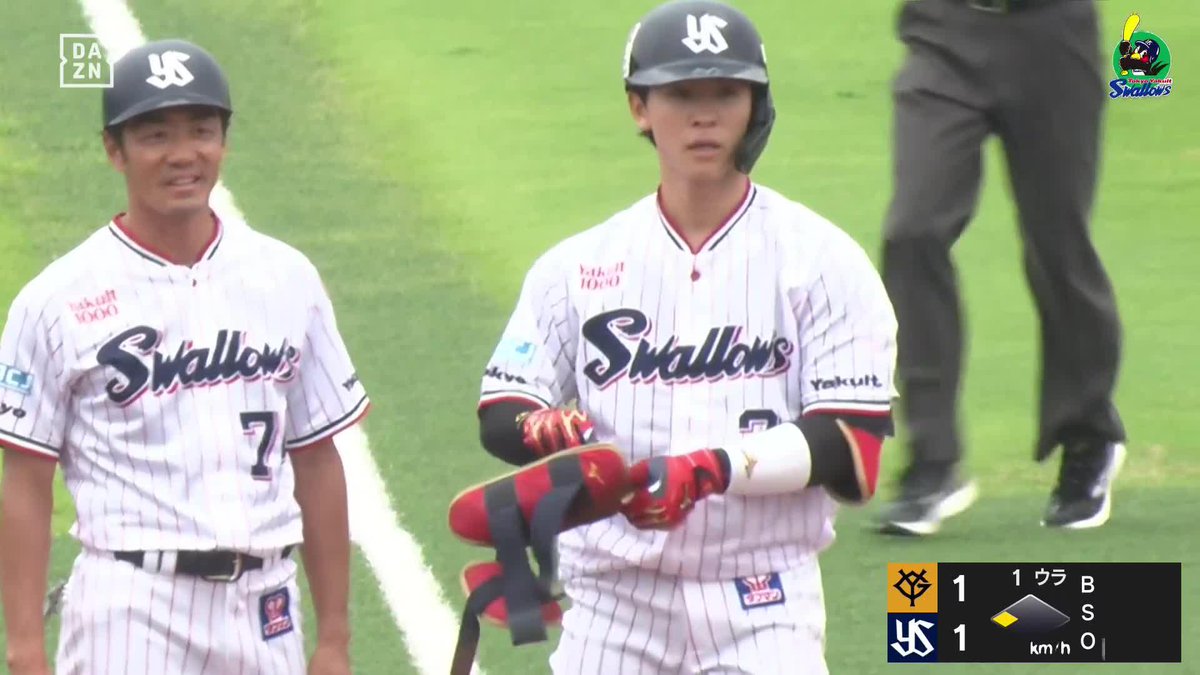 早期復帰に向けて 左肩脱臼から復帰初打席 内山壮真 初球捉え同点打 ⚾️ヤクルト×巨人（ファーム） #イージースポーツ #swallows #だったらDAZN