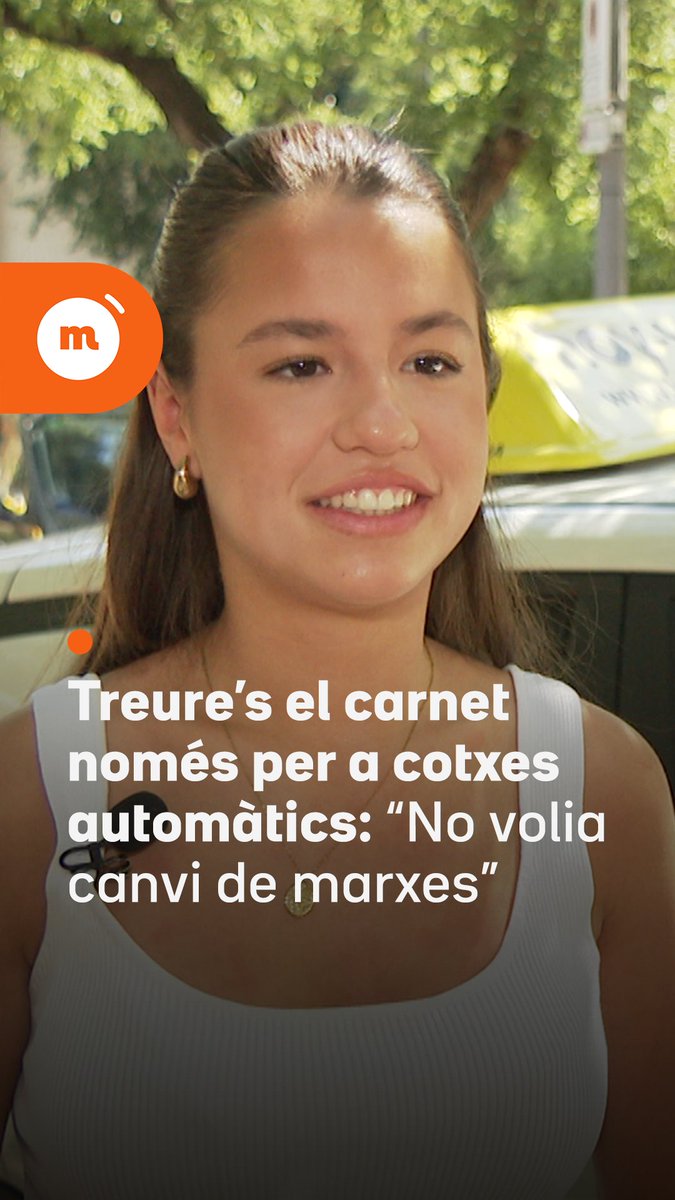 “Ja no vull el cotxe amb canvi de marxes.” Treure’s el carnet de conduir per portar només vehicles automàtics és una opció que va guanyant més adeptes, segons les autoescoles. “Pots anar veient tot el que passa de manera molt més còmoda.” #Matins3Cat
