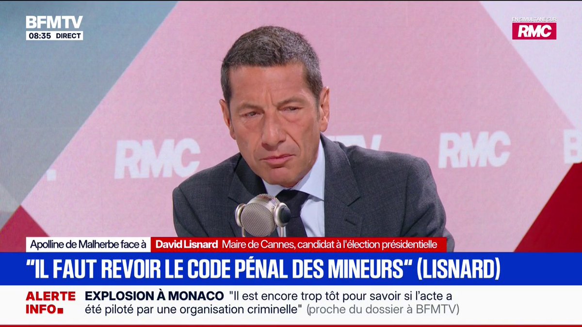 "Le problème d'Emmanuel Macron c'est qu'il détourne l'opinion de ce qui relève de sa responsabilité", estime David Lisnard, candidat à l'élection présidentielle de 2027