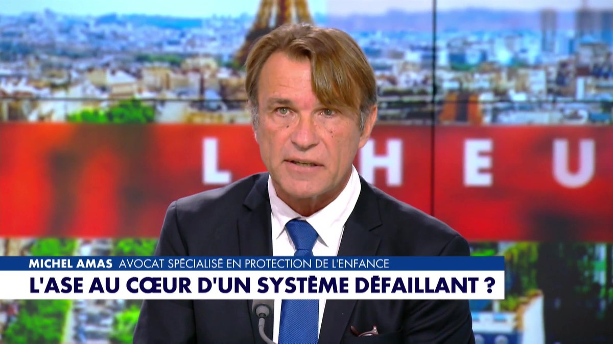 ASE : "C'est un dossier sur quatre où on prend l'enfant pour rien" déclare Michel Amas dans #HDPros #Europe1 Pascal Praud