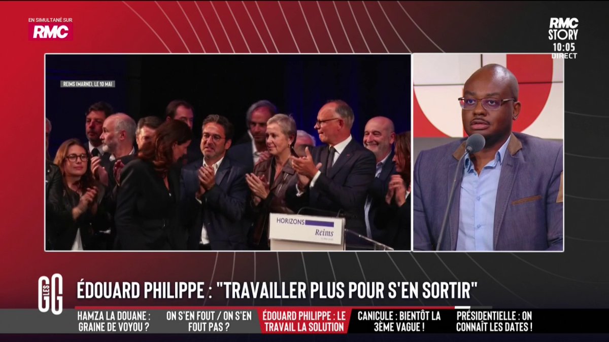 🤔 Pour E. Philippe, il n’existe « aucune hypothèse où la France s’en sort, sans travailler plus » 🗣️ Abel Boyi : "Les Français veulent travailler !" #GGRMC