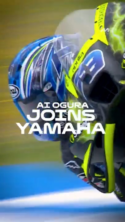 🔵 Ai Ogura will be wearing Yamaha MotoGP's colours in 2027 and 2028! 🤝 #MotoGP
