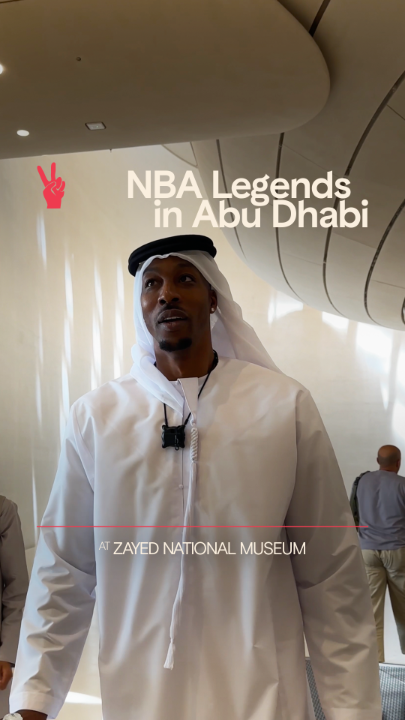 NBA legends explore UAE's story at متحف زايد الوطني and their reaction said it all ✨ What would you want to discover first?